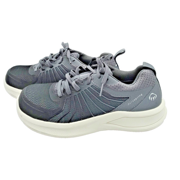 WOLVERINE Bolt Dura Shocks Jetstream Shoes Men's Size 8 Gray Composite Toe EUC - Picture 1 of 11